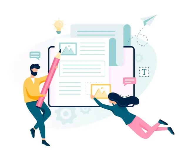 كتابة محتوي إبداعي