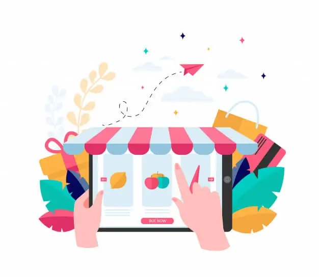 طريقة فتح موقع تسوق الكتروني
